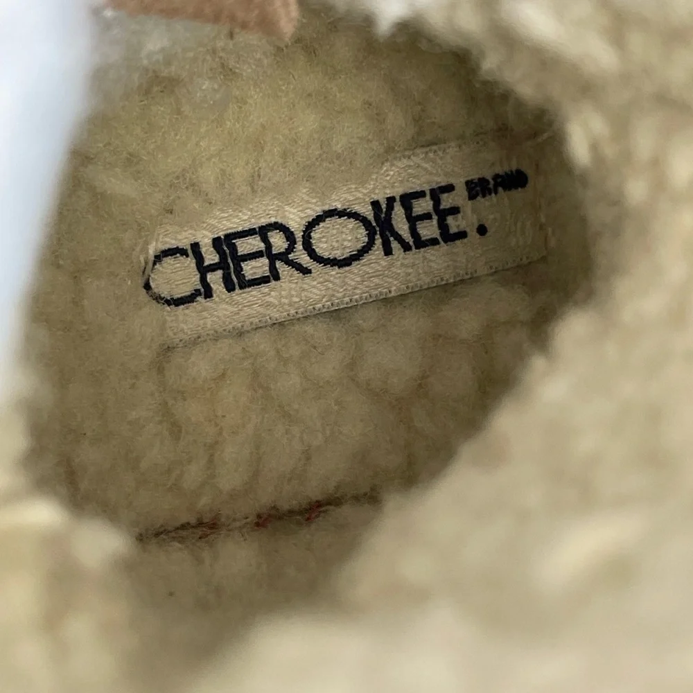 Cherokee nWT baby leather side zip comfy boots